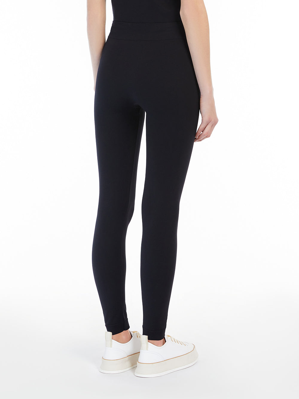 S Max Mara Basilea Technical Leggings With Logo