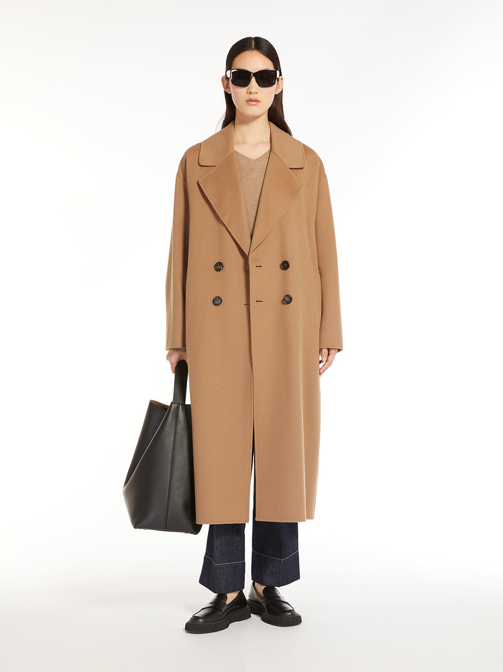 S Max Mara Double-breasted Wool Coat