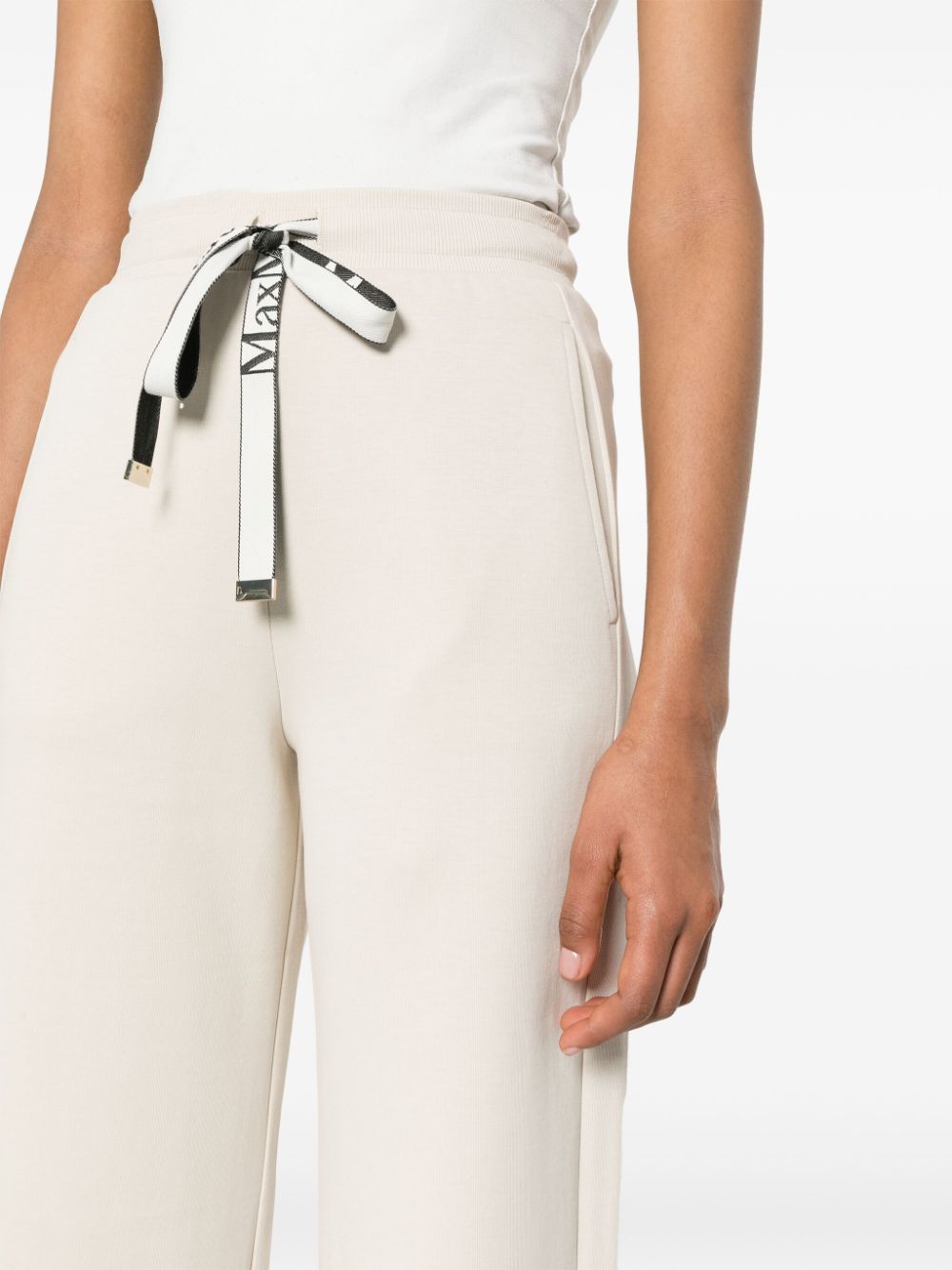 S Max Mara Fleece Trousers With Drawstring