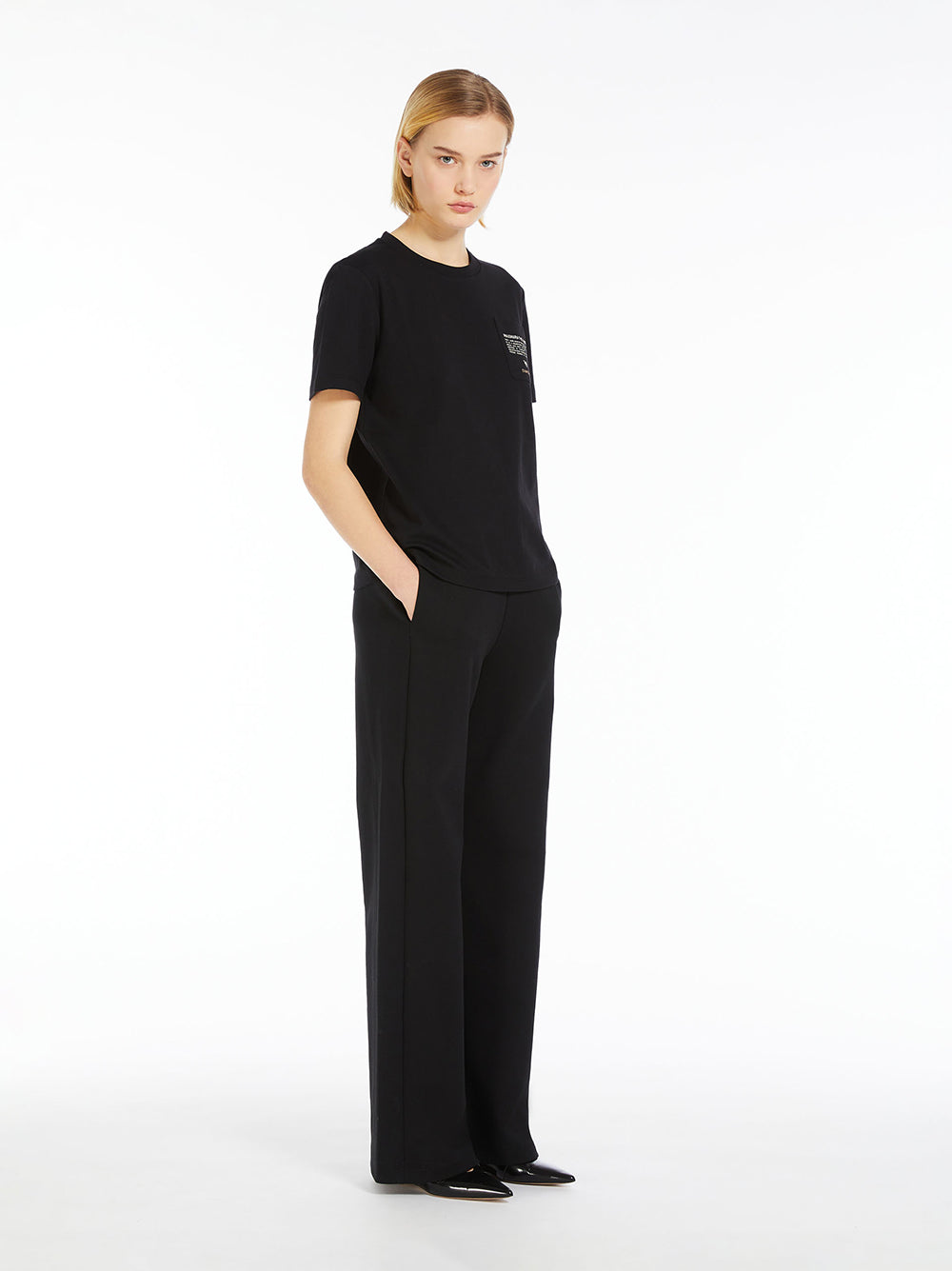 S Max Mara Fleece Trousers With Drawstring