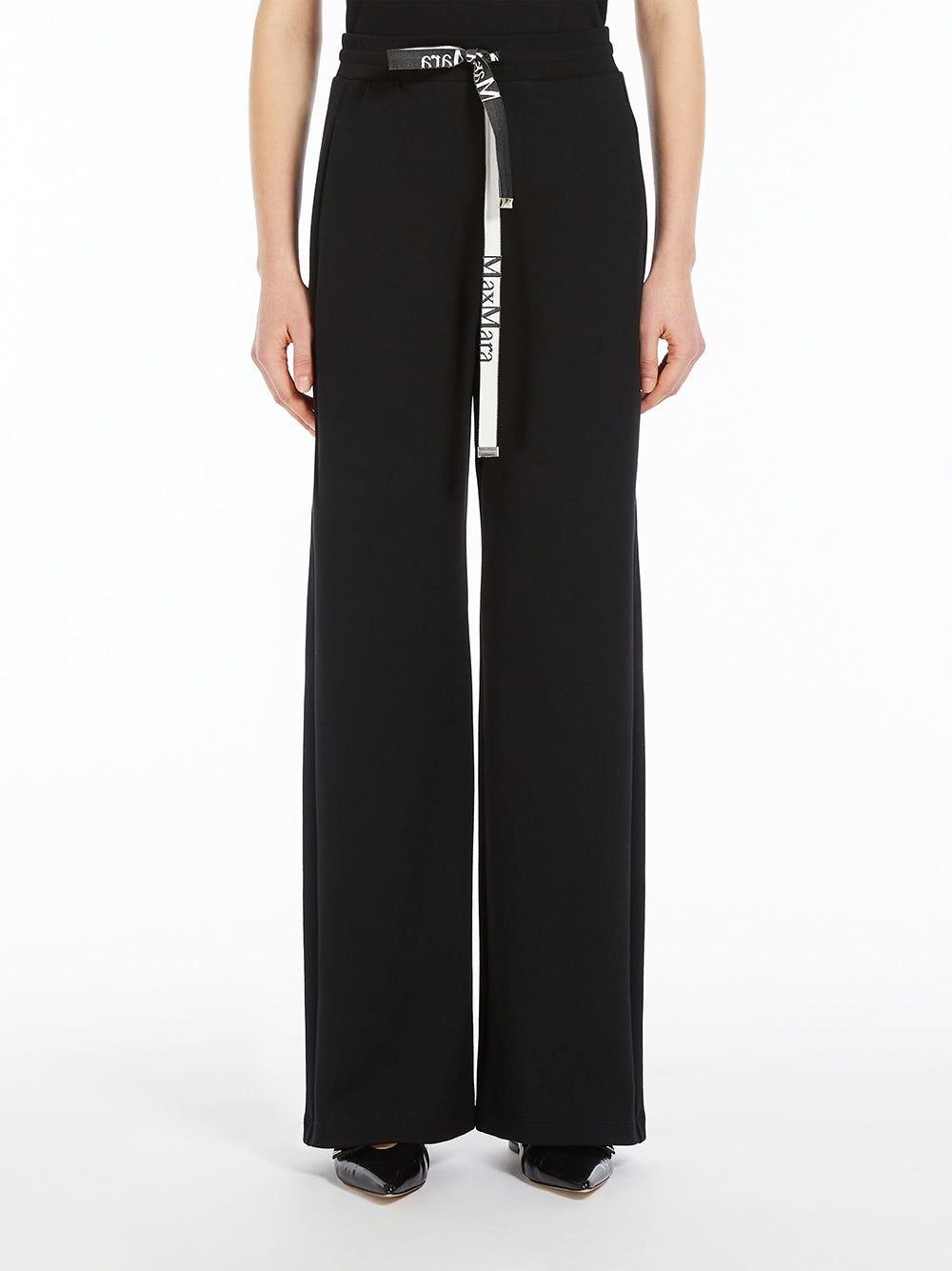 S Max Mara Fleece Trousers With Drawstring