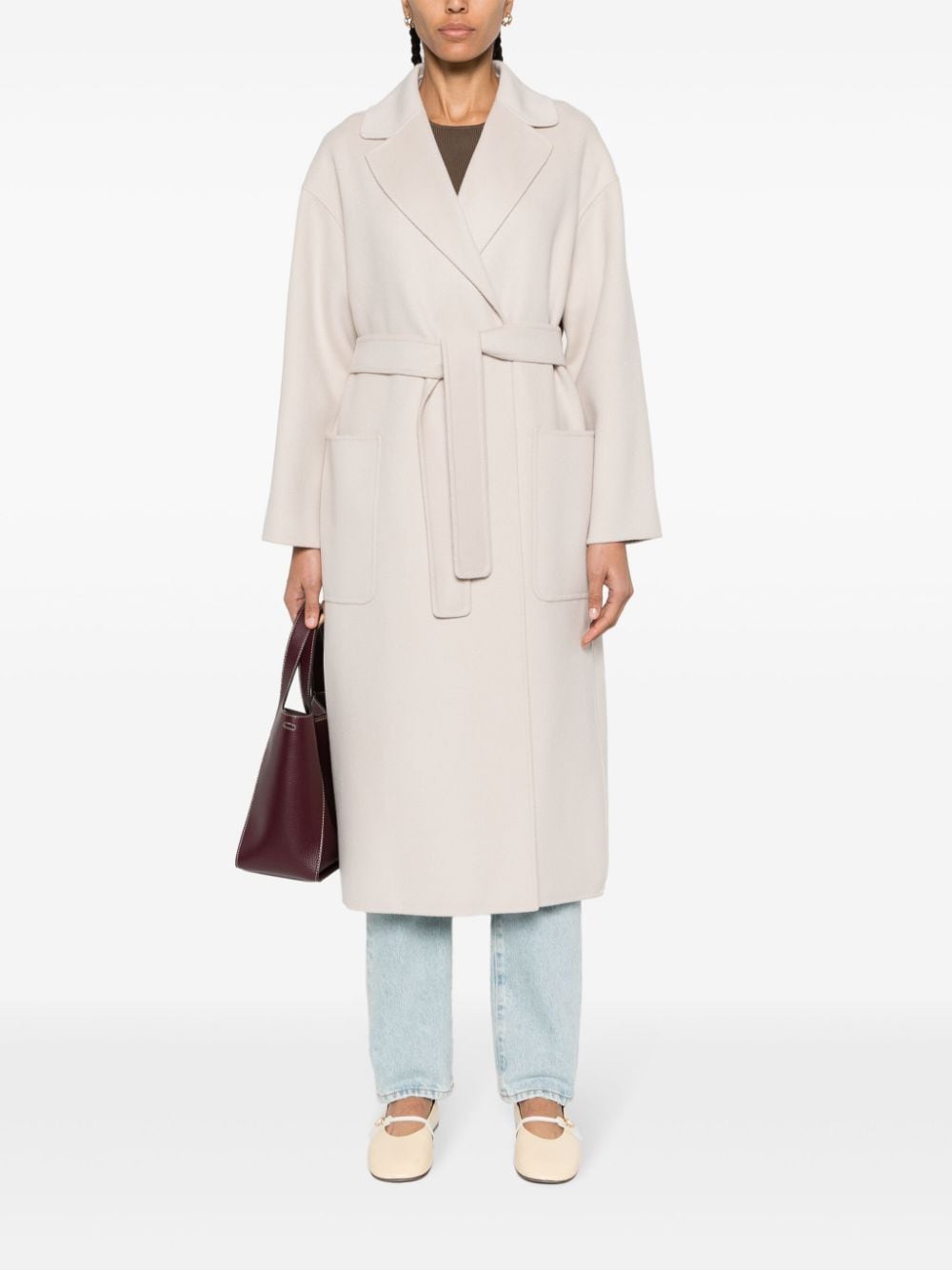 S Max Mara Nina Wool Dressing Gown Coat