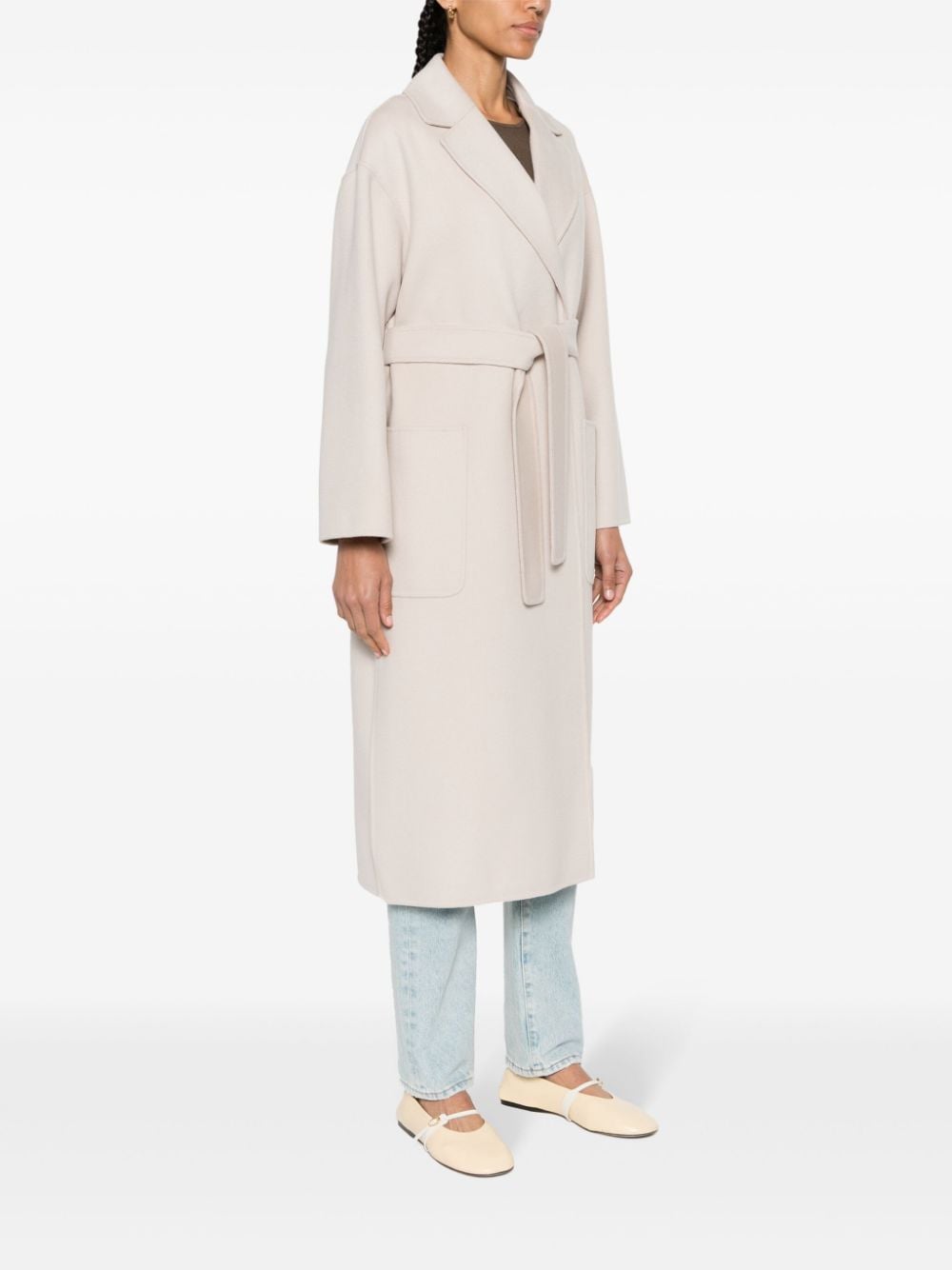 S Max Mara Nina Wool Dressing Gown Coat