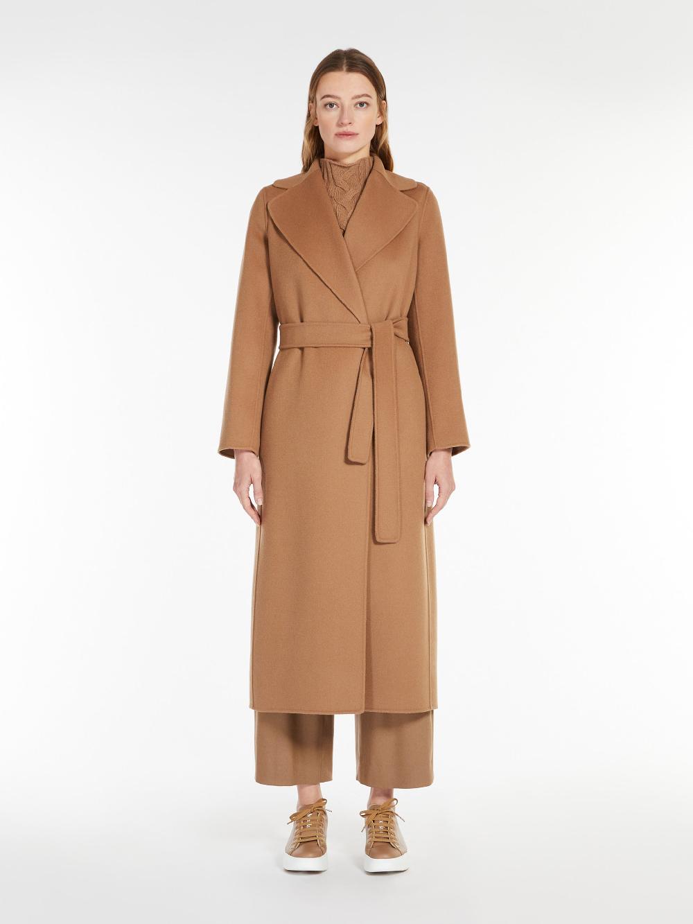 S Max Mara Poldo Wool Coat With Belt