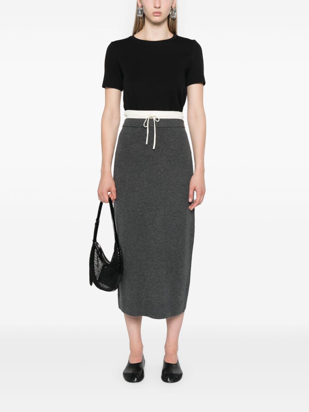 S Max Mara Scuba Cotton Tube T-shirt