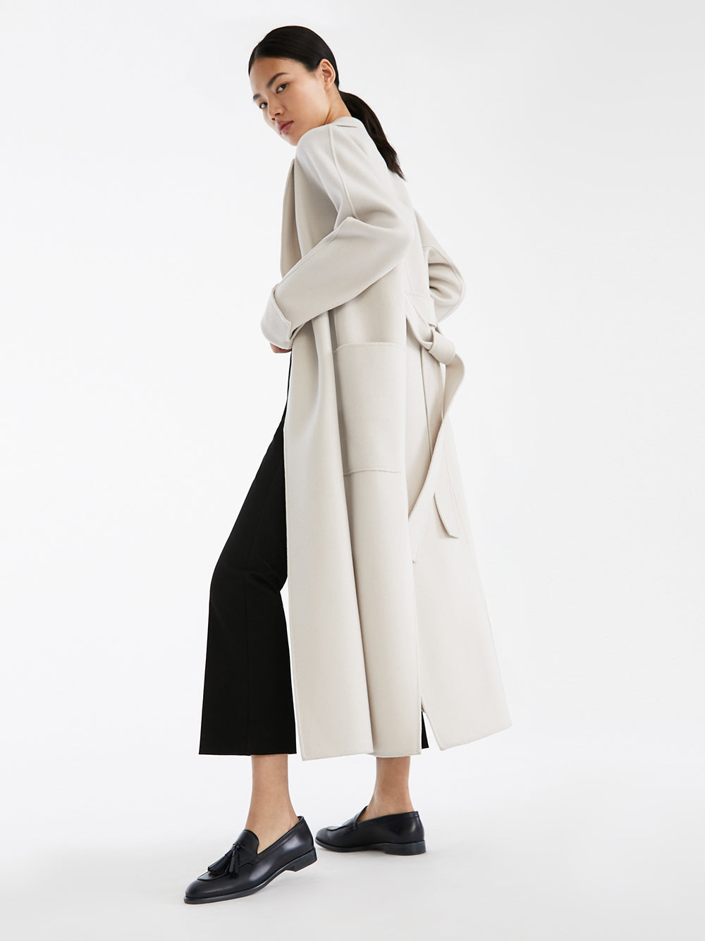 S Max Mara Stretch Cotton Blend Trousers
