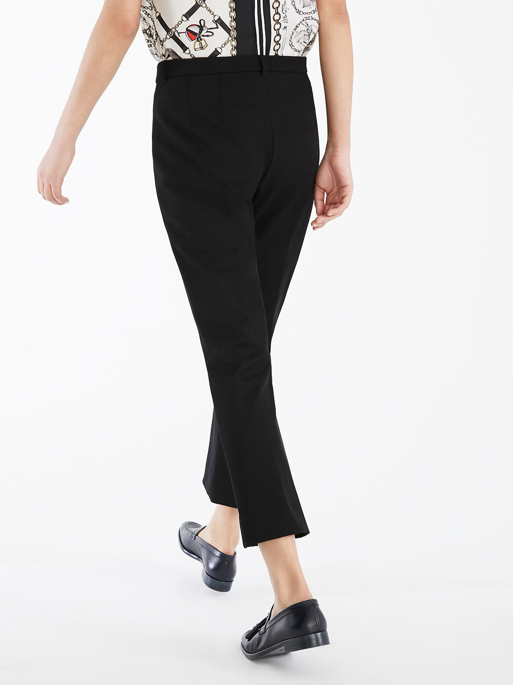 S Max Mara Stretch Cotton Blend Trousers