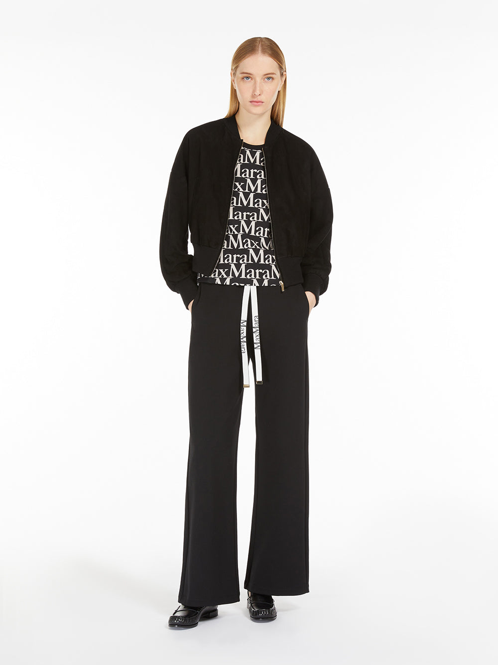 S Max Mara Ufo Printed Scuba Top