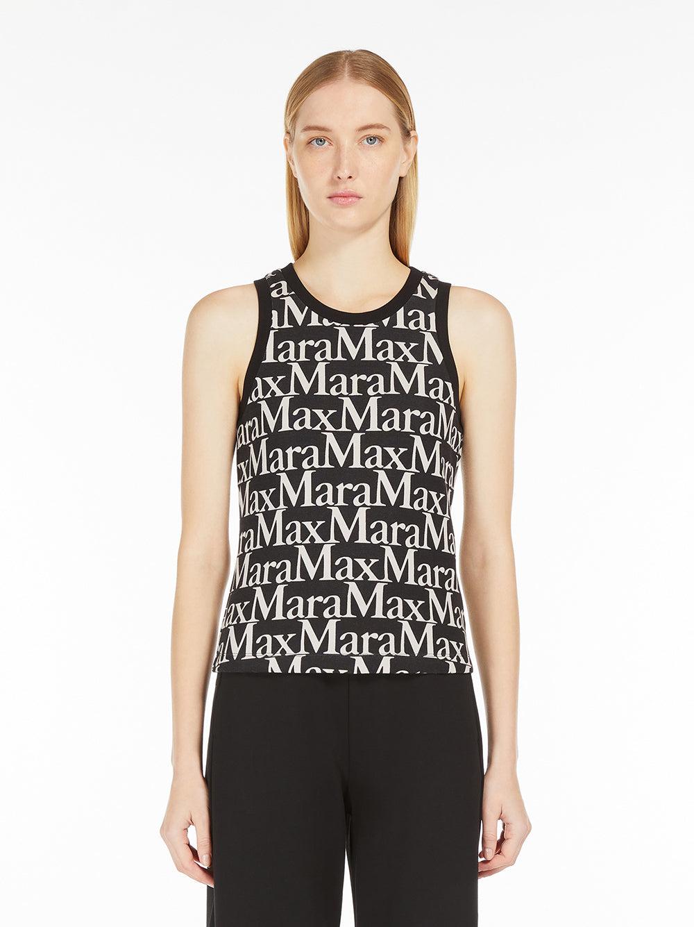 S Max Mara Ufo Printed Scuba Top