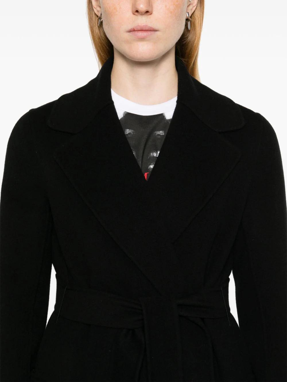 S Max Mara Wool Wrap Coat