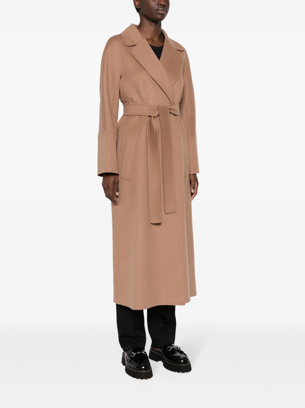 S Max Mara Wool Wrap Coat