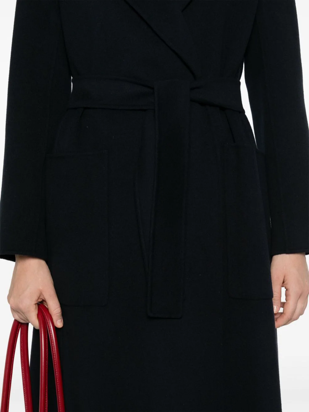 S Max Mara Wool Wrap Coat