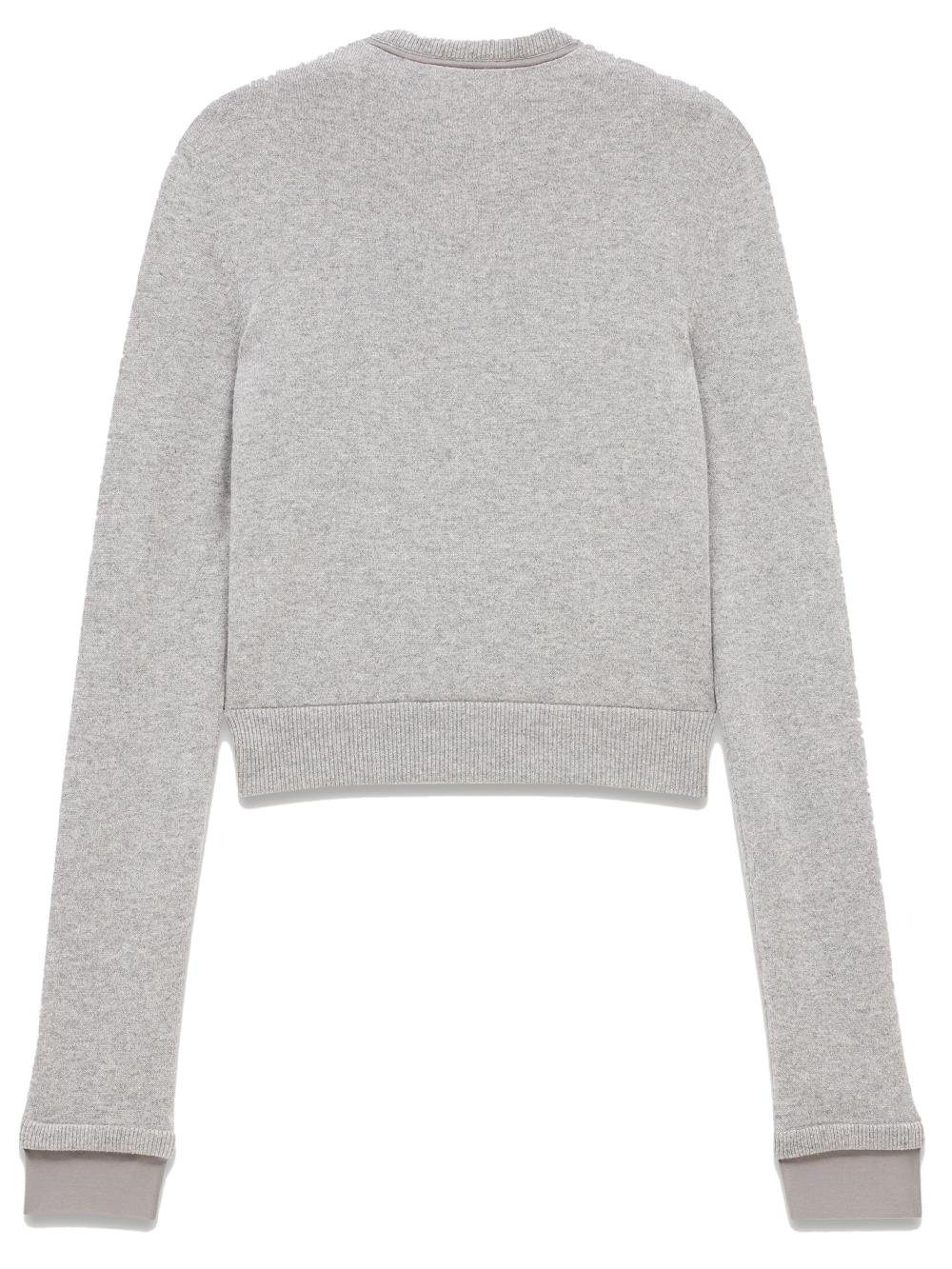 Saint Laurent Cardigan In Wool And Silk