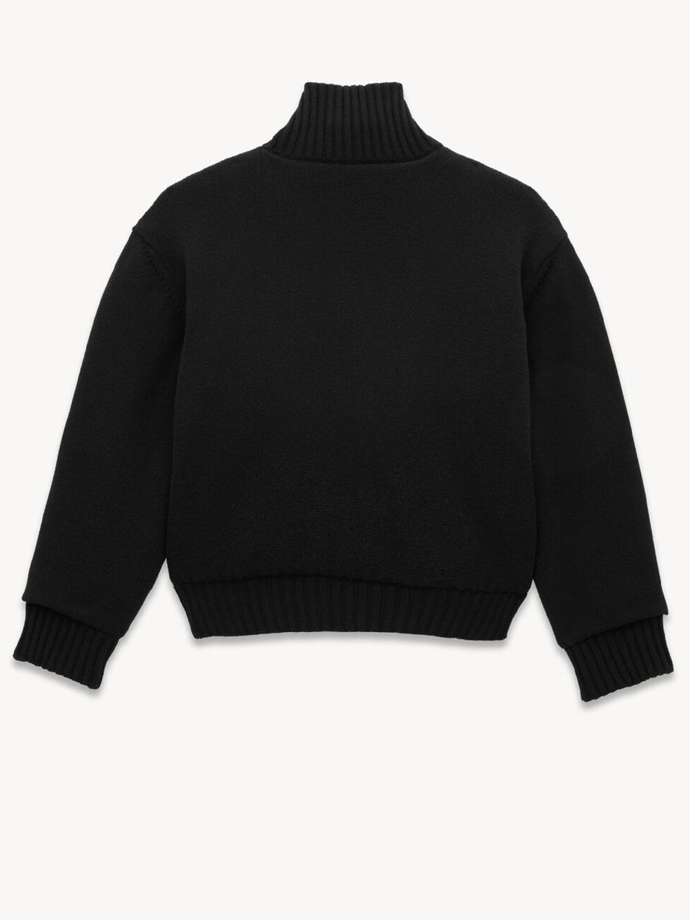 Saint Laurent Cardigan Jacket In Wool