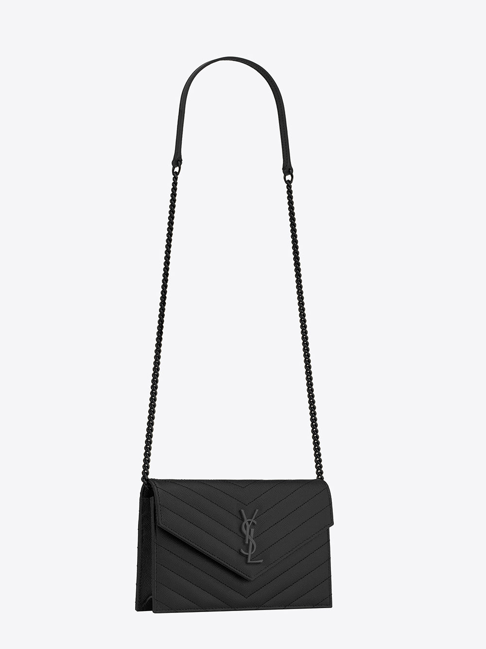 Saint Laurent Cassandre Envelope Chain Wallet