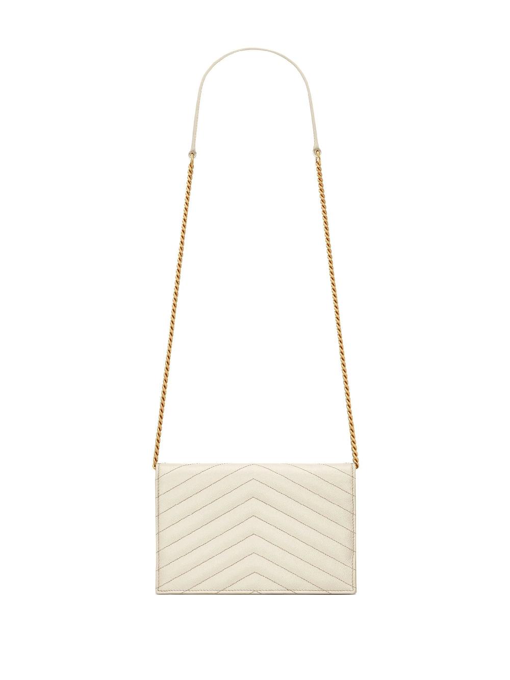 Saint Laurent Cassandre Envelope Chain Wallet