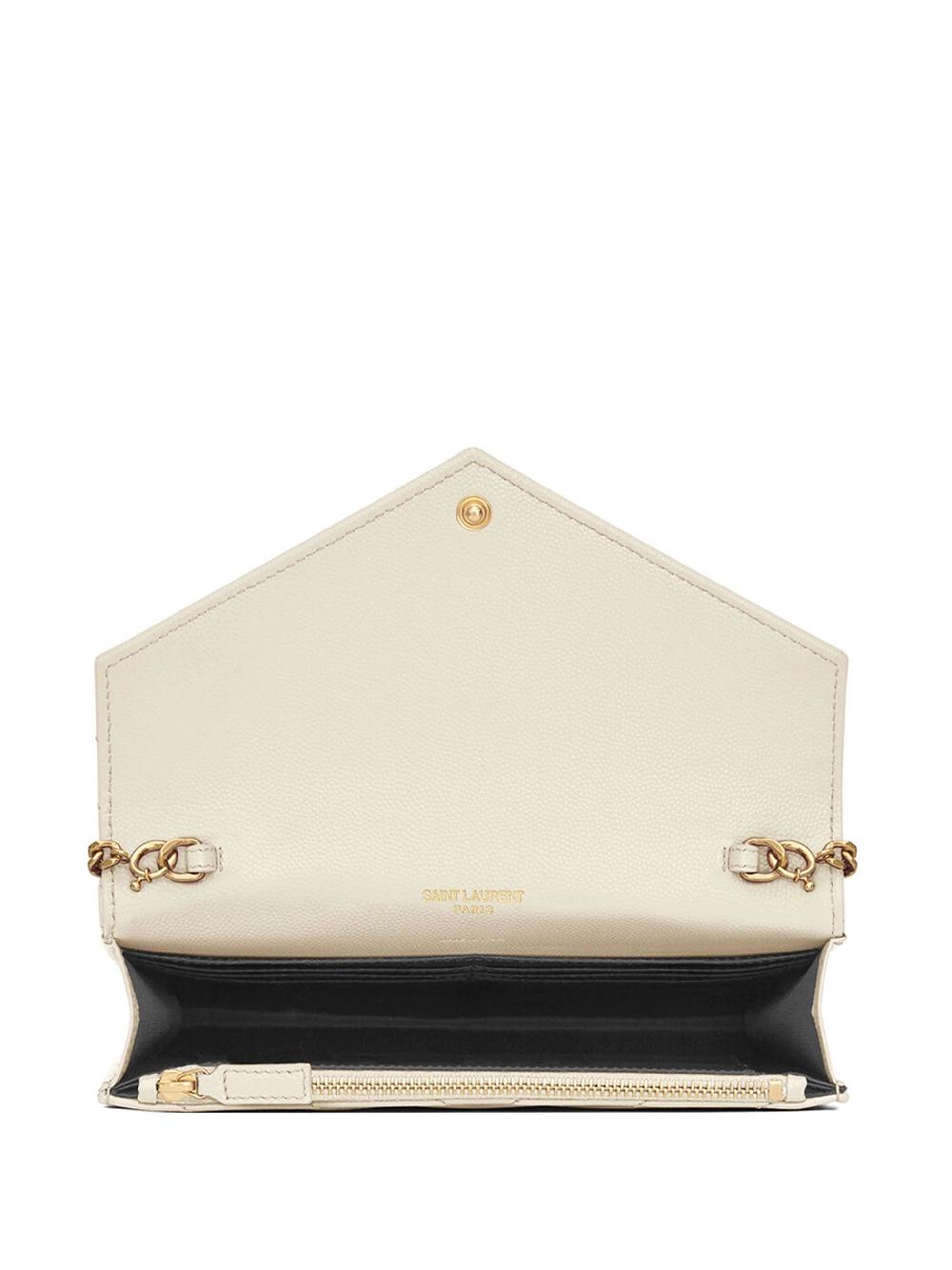 Saint Laurent Cassandre Envelope Chain Wallet
