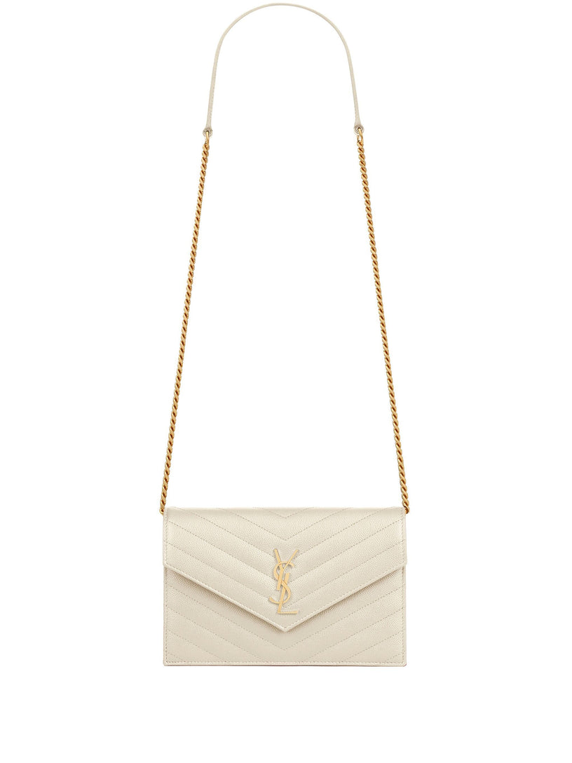 Saint Laurent Cassandre envelope chain wallet