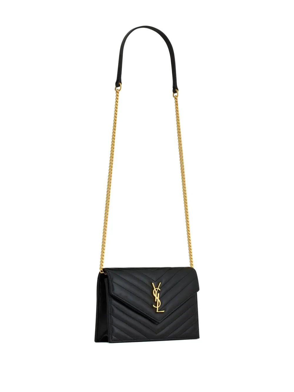 Saint Laurent Cassandre Envelope Chain Wallet