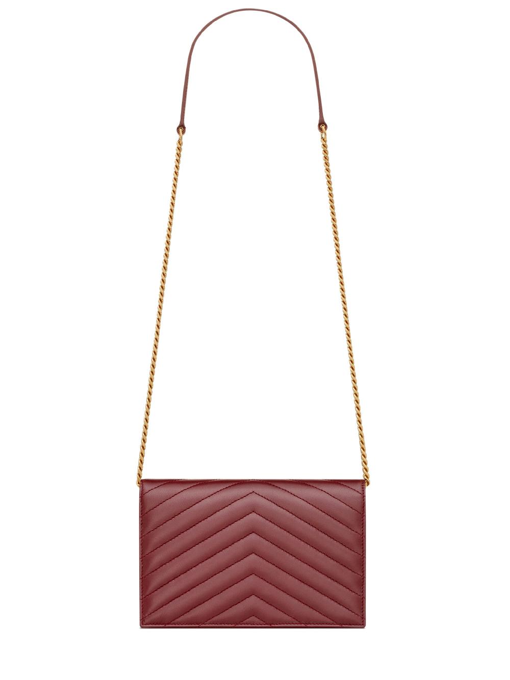 Saint Laurent Cassandre Envelope Chain Wallet