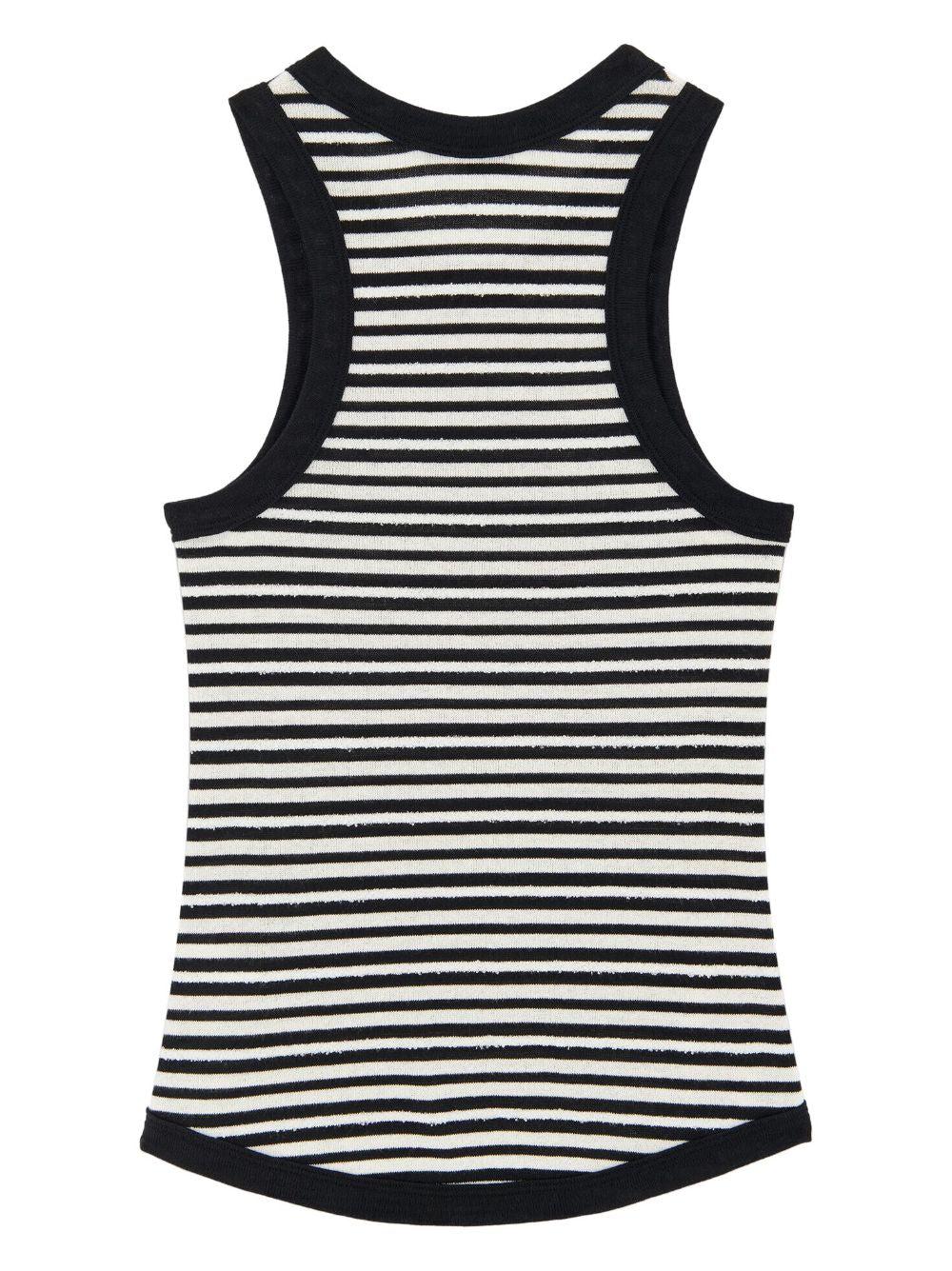 Saint Laurent Cassandre Jersey Tank Top