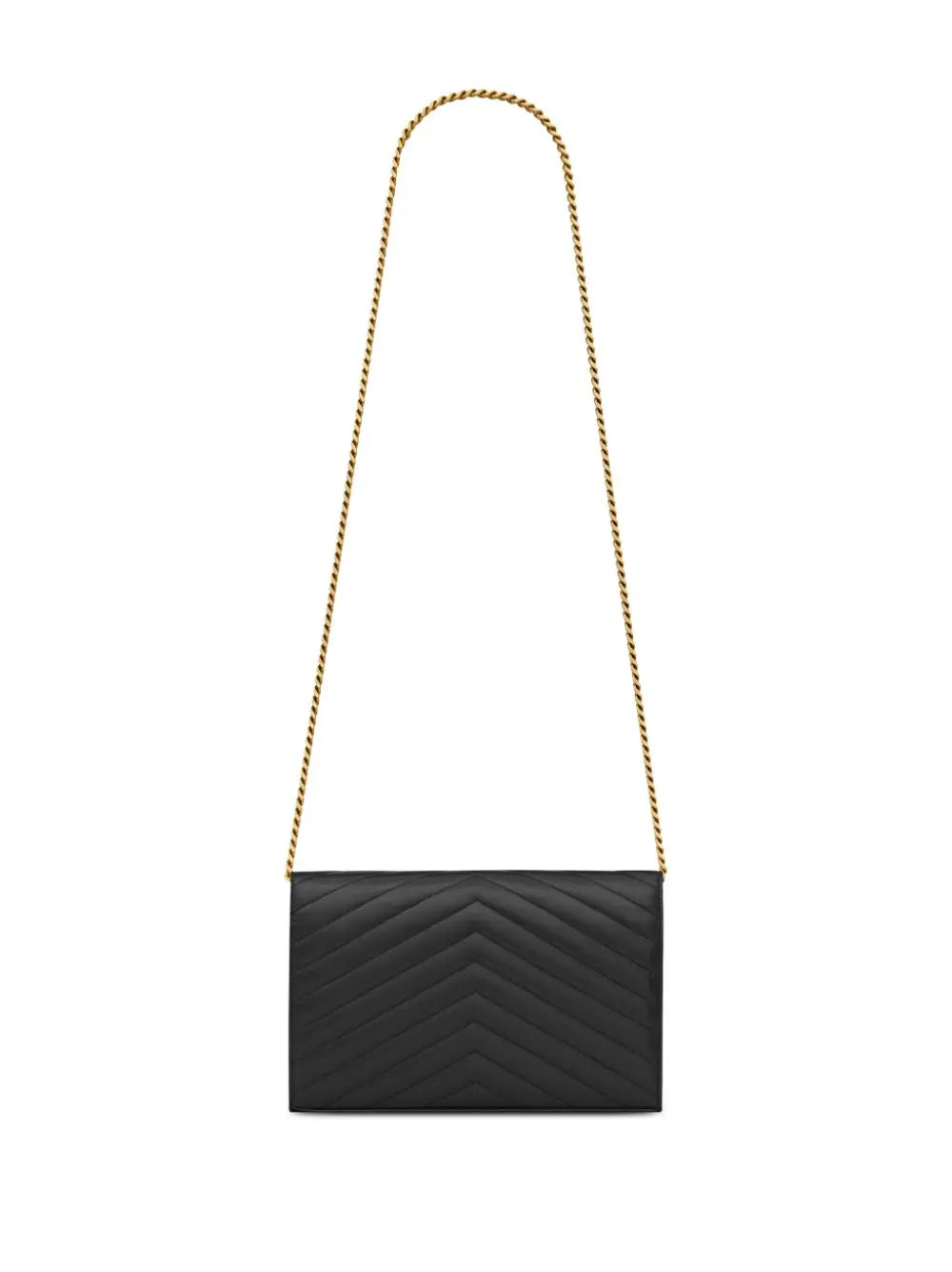 Saint Laurent Cassandre Matelassé Chain Wallet