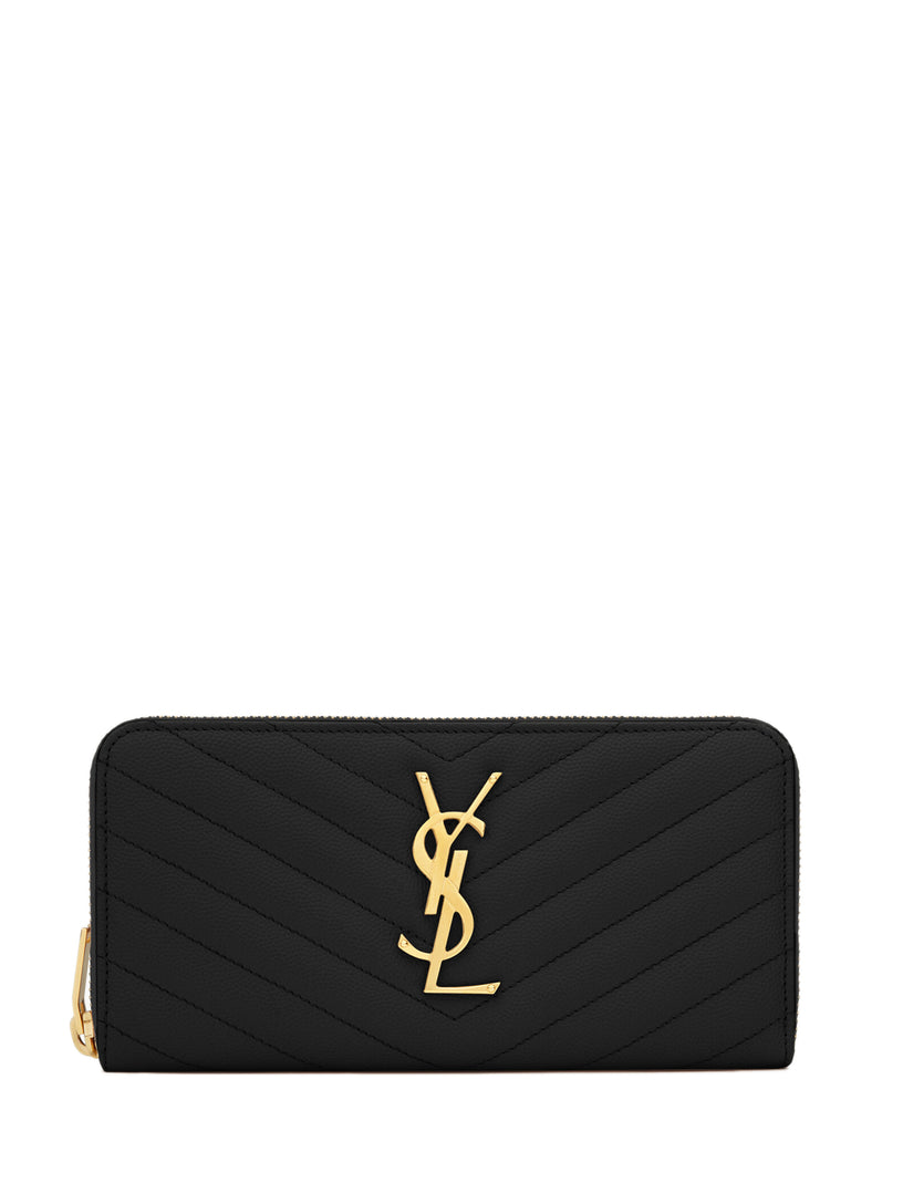 Saint Laurent Cassandre matelassé wallet