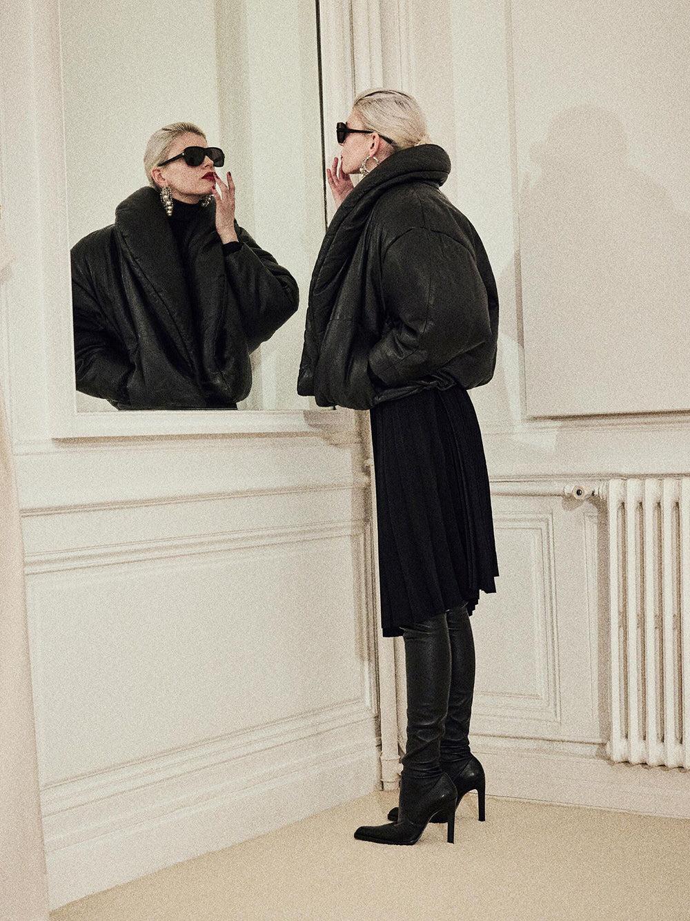 Saint Laurent Cassandre Puffer Jacket