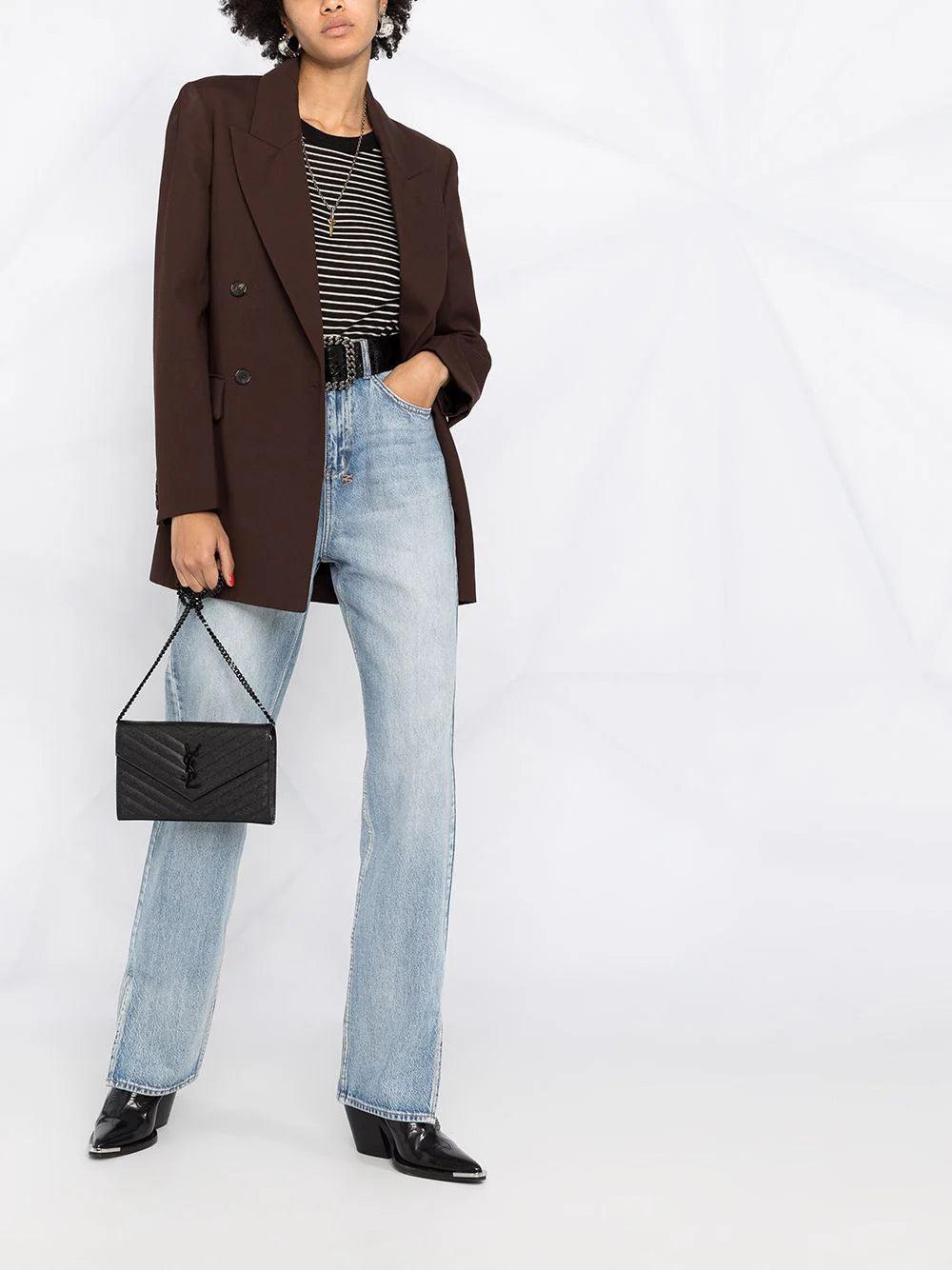 Saint Laurent Classic Cassandre Chain Wallet