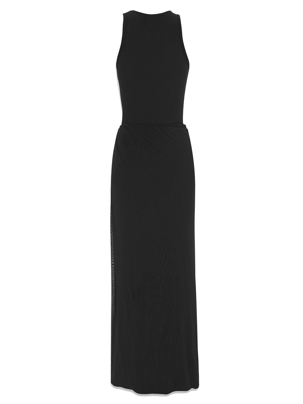 Saint Laurent Cover-up Dress In Stretch Tulle
