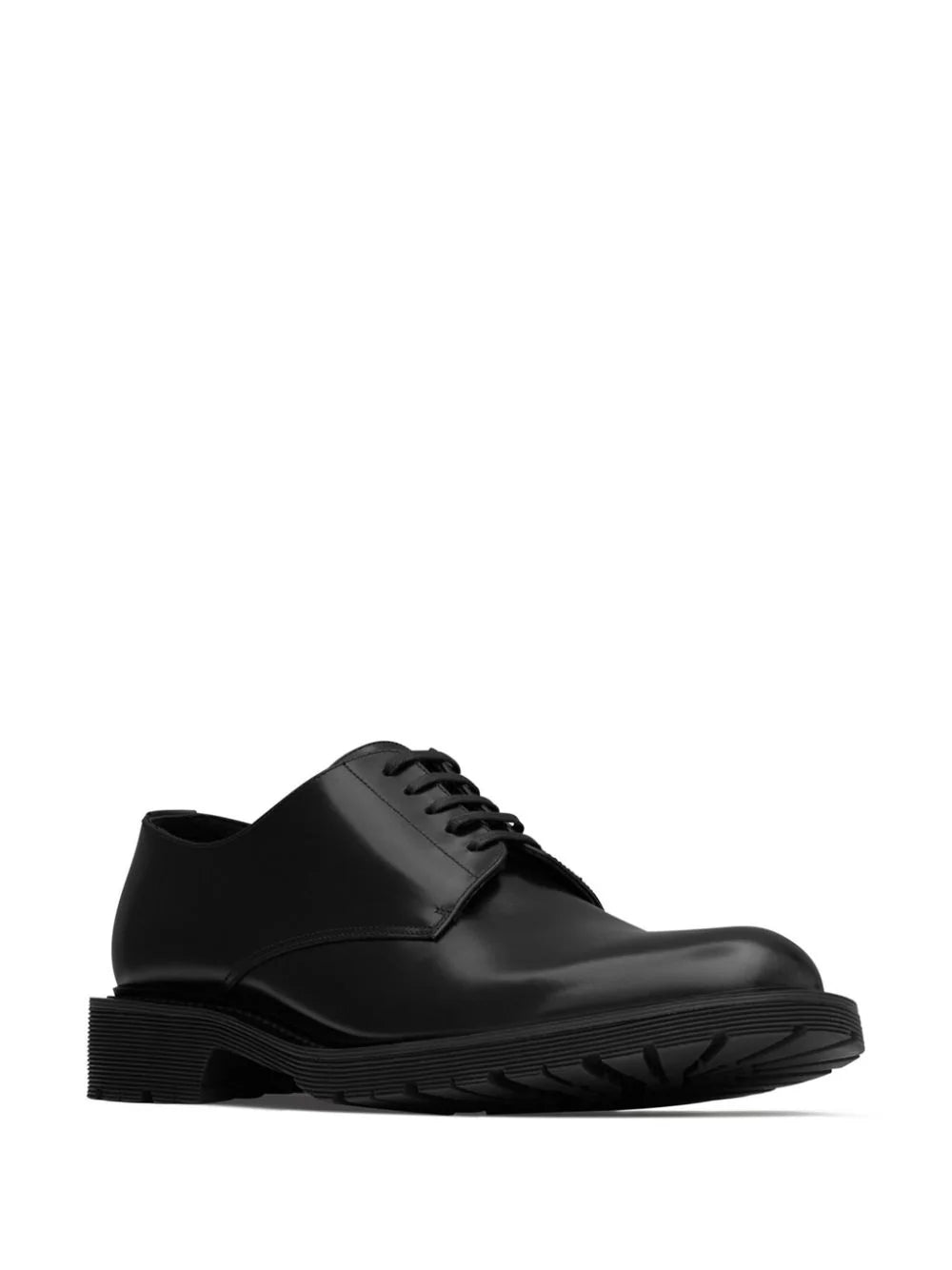 Saint Laurent Derby Army In Smooth Leather