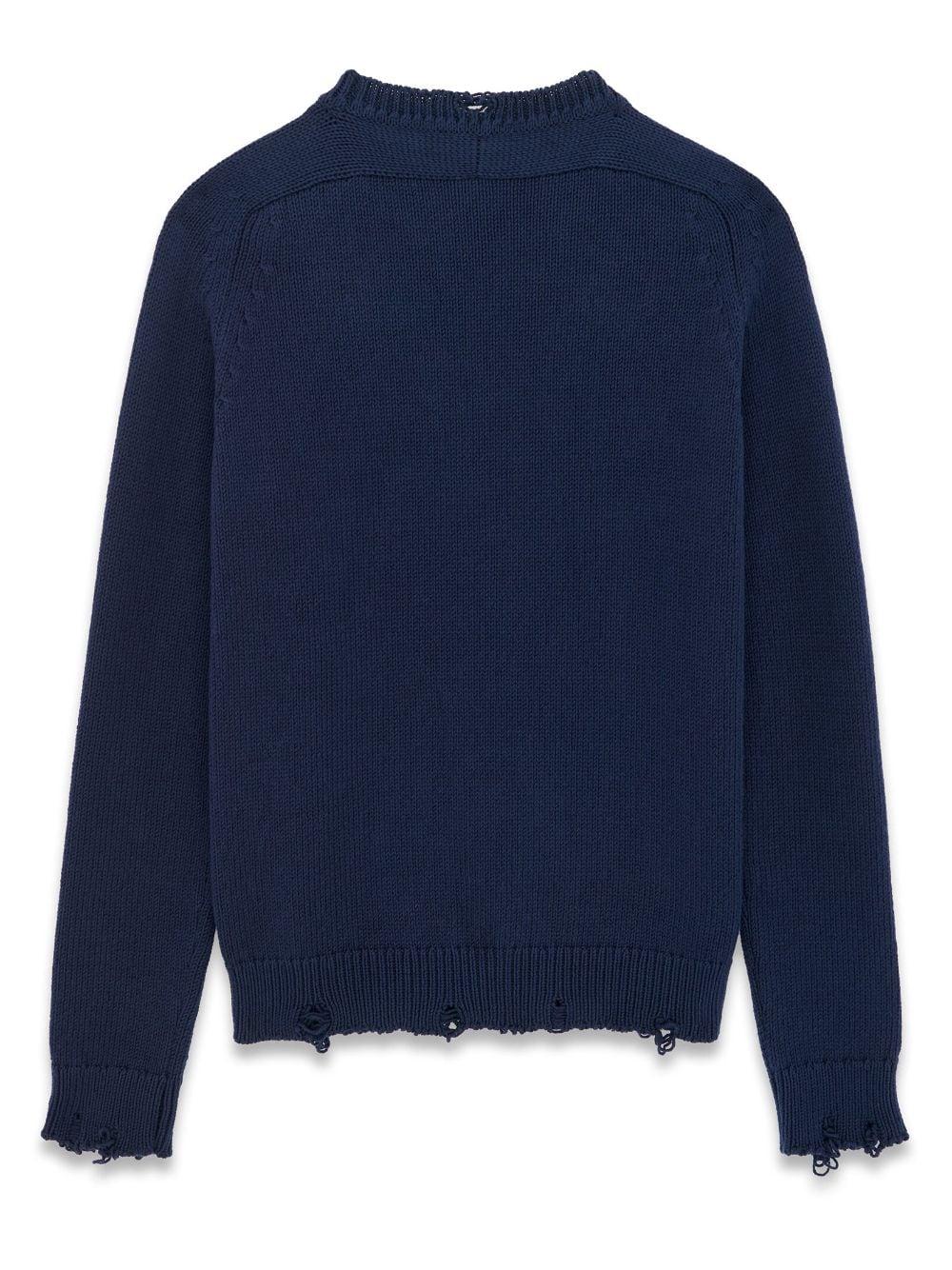 Saint Laurent Destroyed Sweater