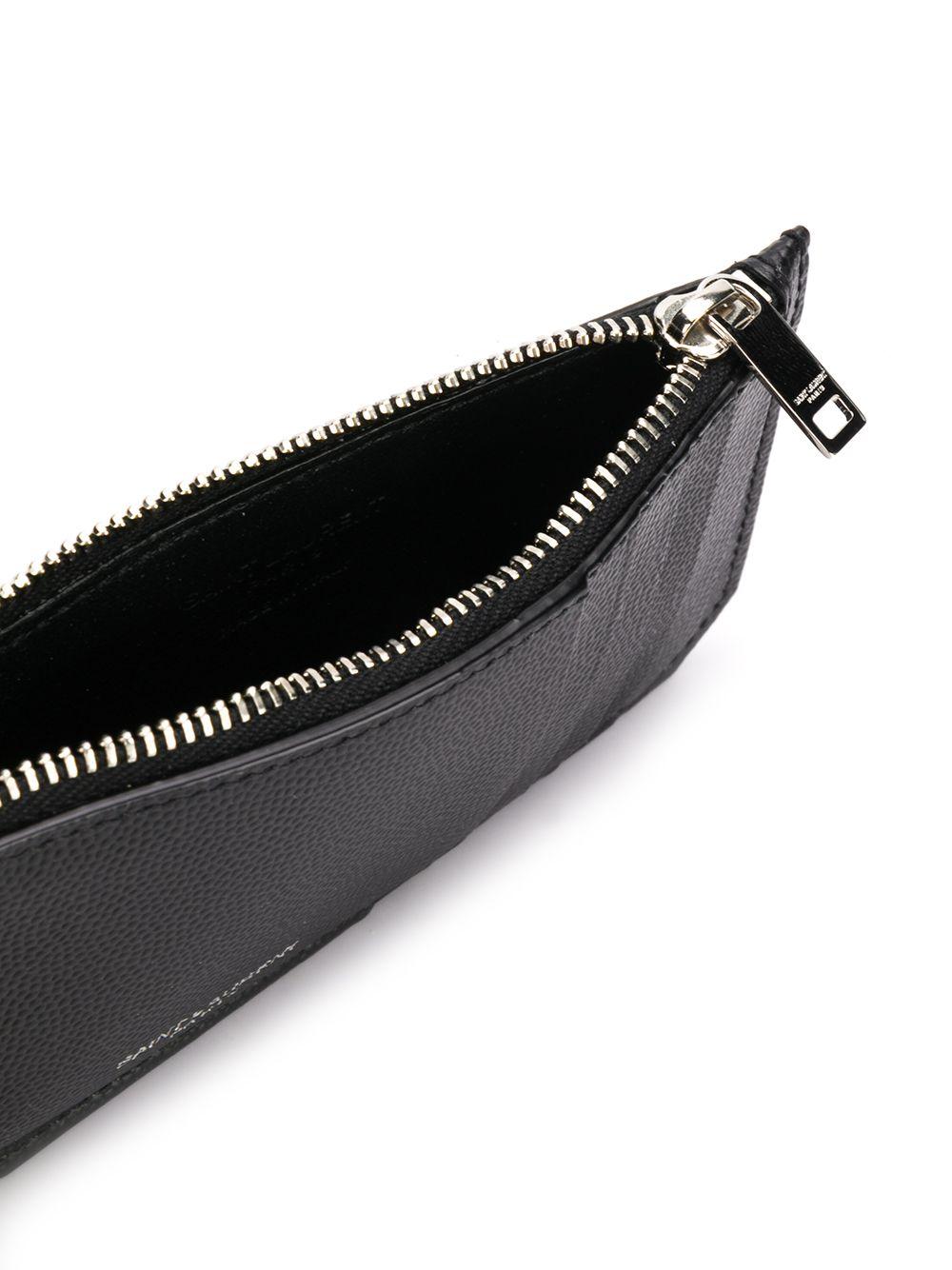 Saint Laurent Fragments Zipped Card Case