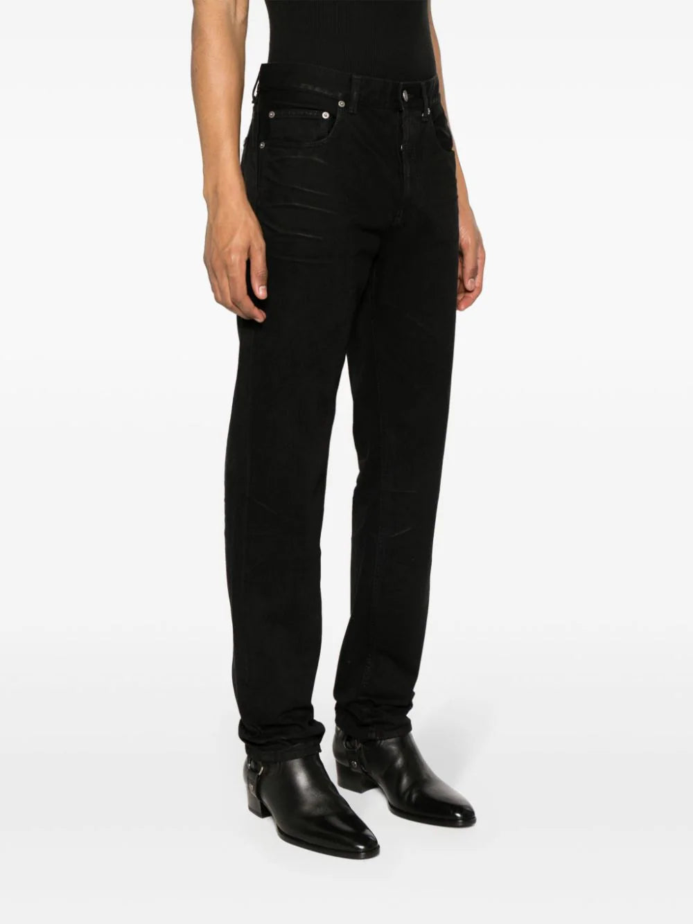 Saint Laurent Jeans In Black Denim