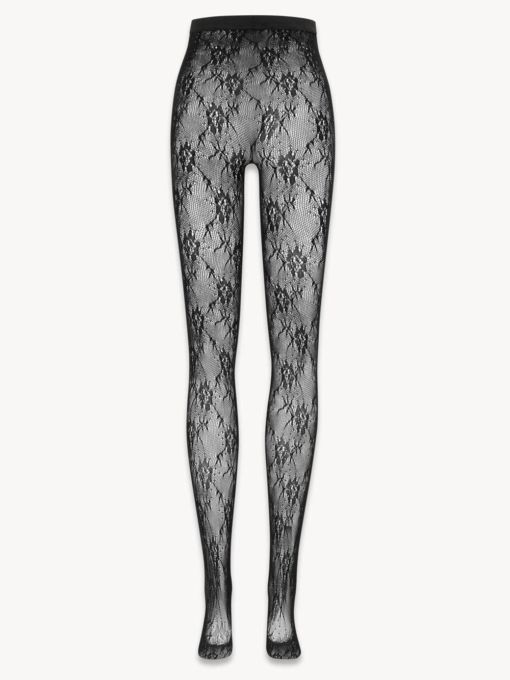 Saint Laurent Lace Tights