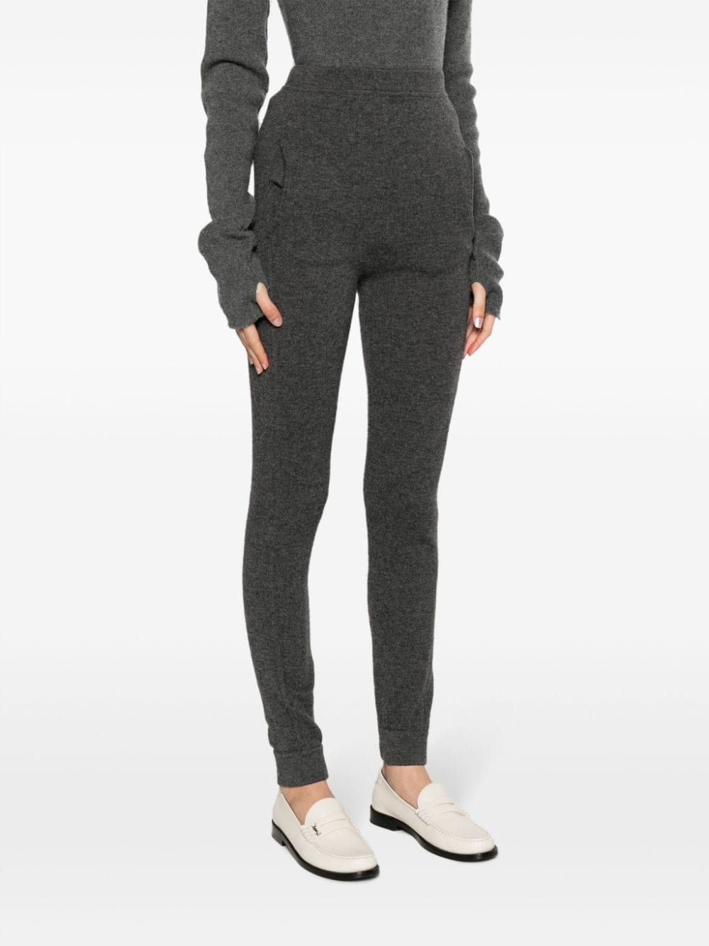 Saint Laurent Leggings In Cashmere