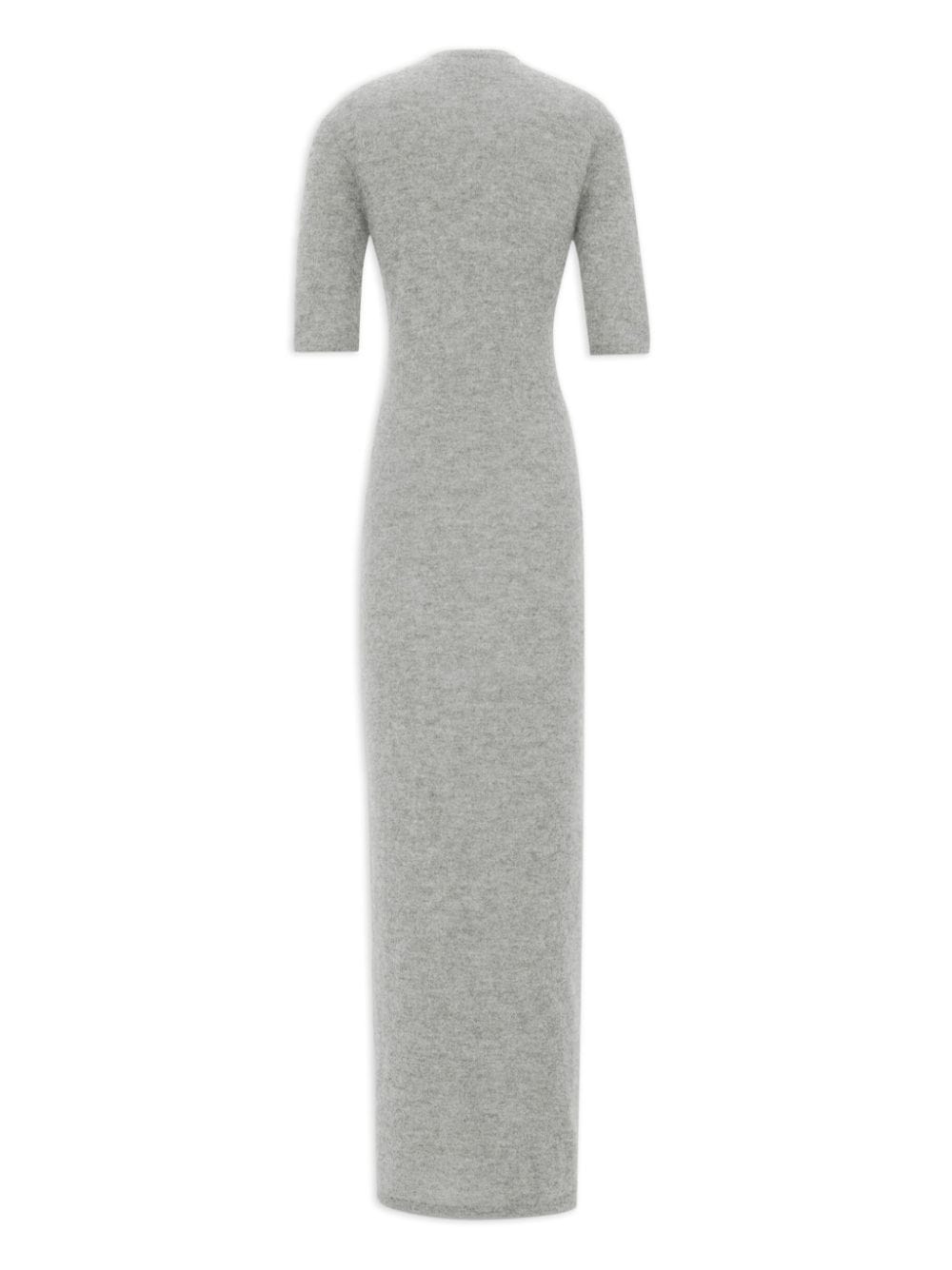 Saint Laurent Long Dress In Alpaca
