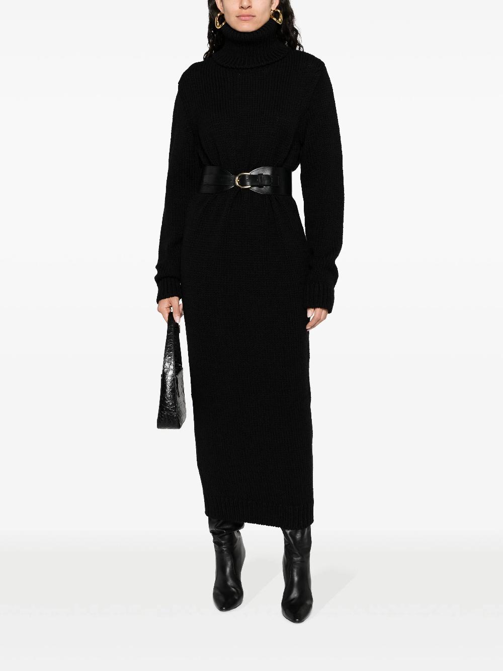 Saint Laurent Long Turtleneck Dress