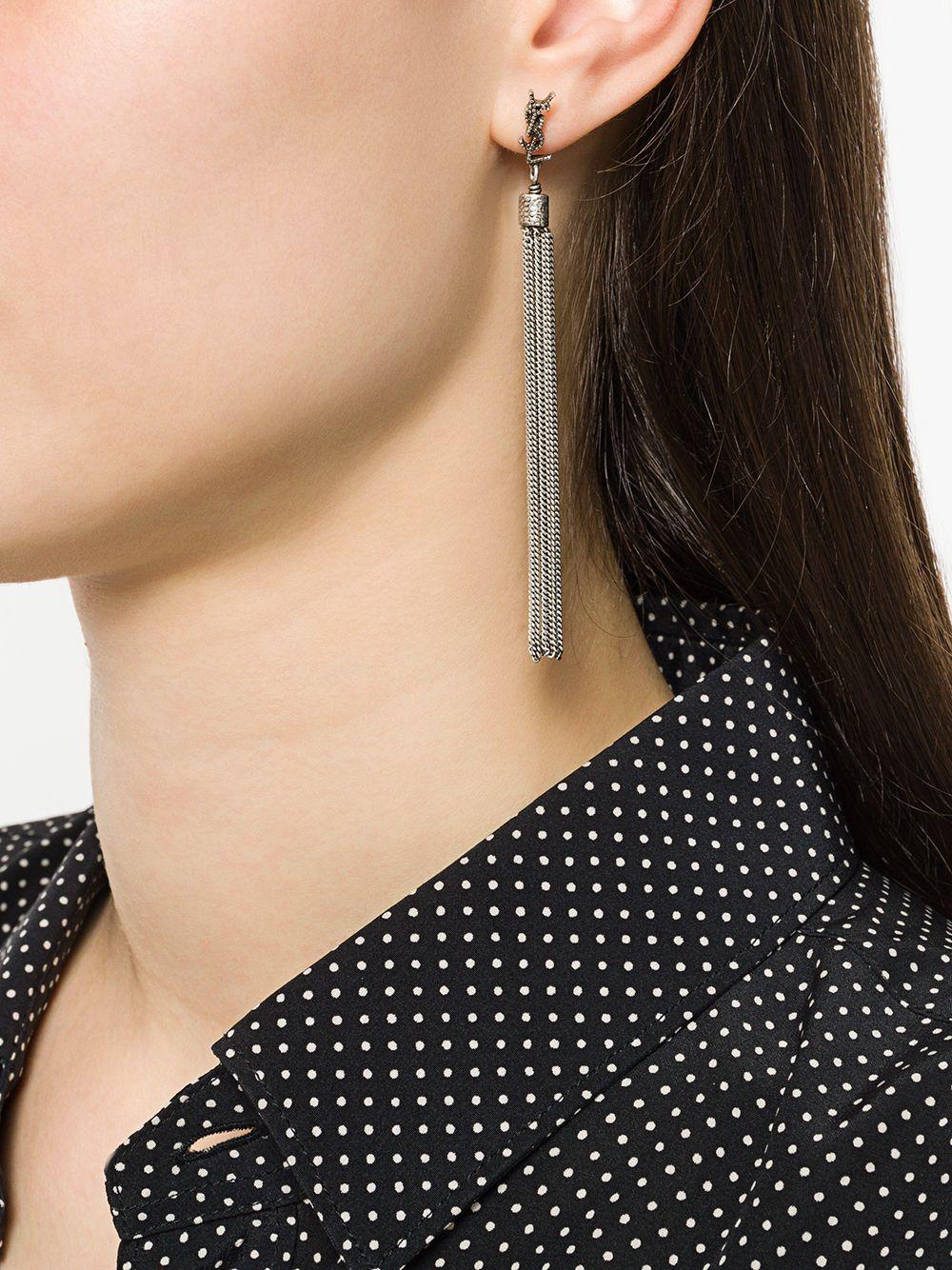 Saint Laurent Loulou Earrings
