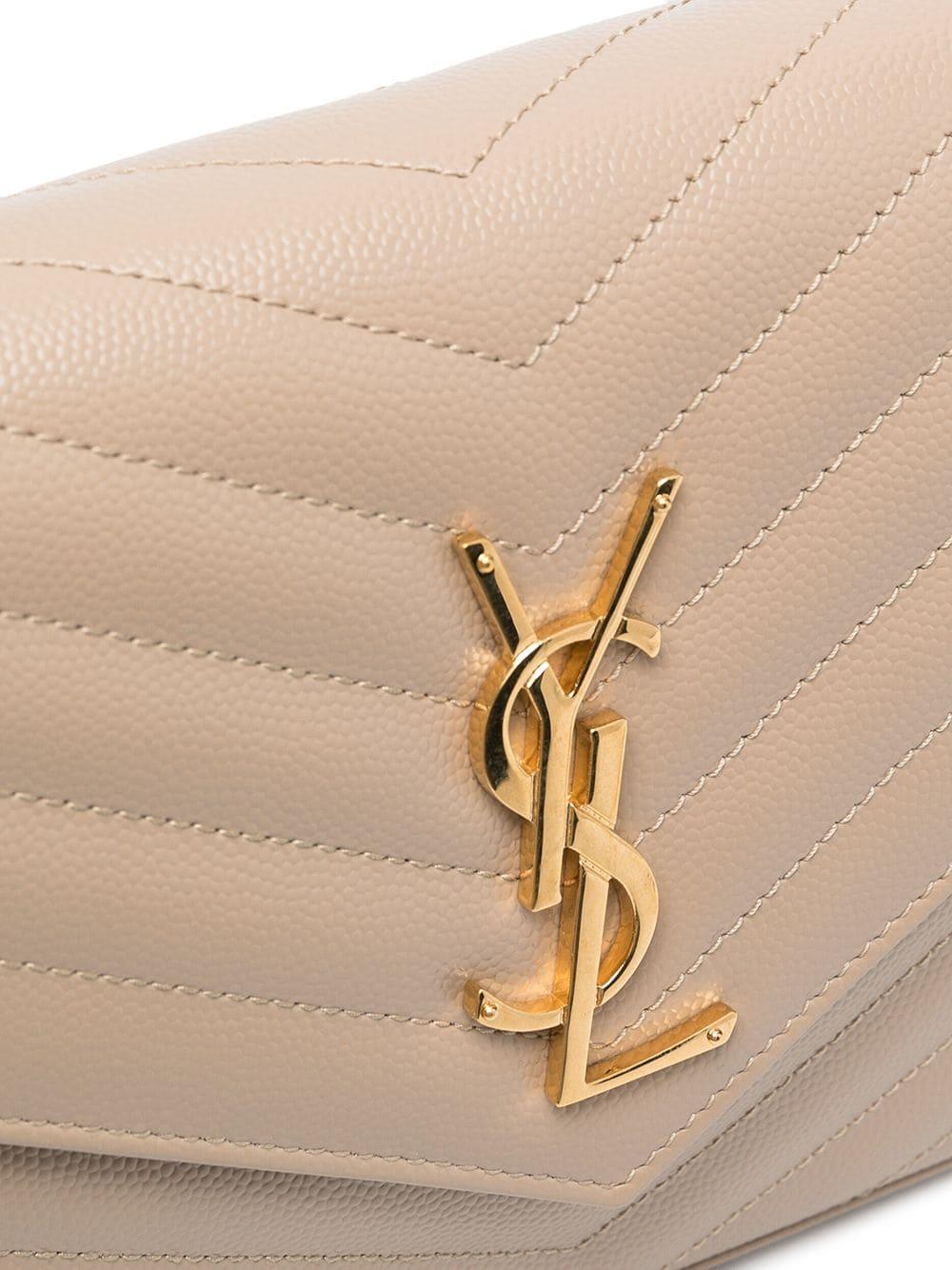 Saint Laurent Monogram Grain De Poudre