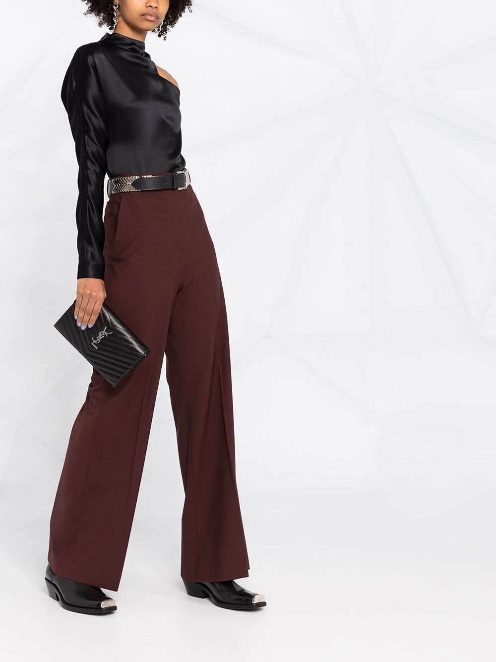 Saint Laurent Monogram Grain De Poudre
