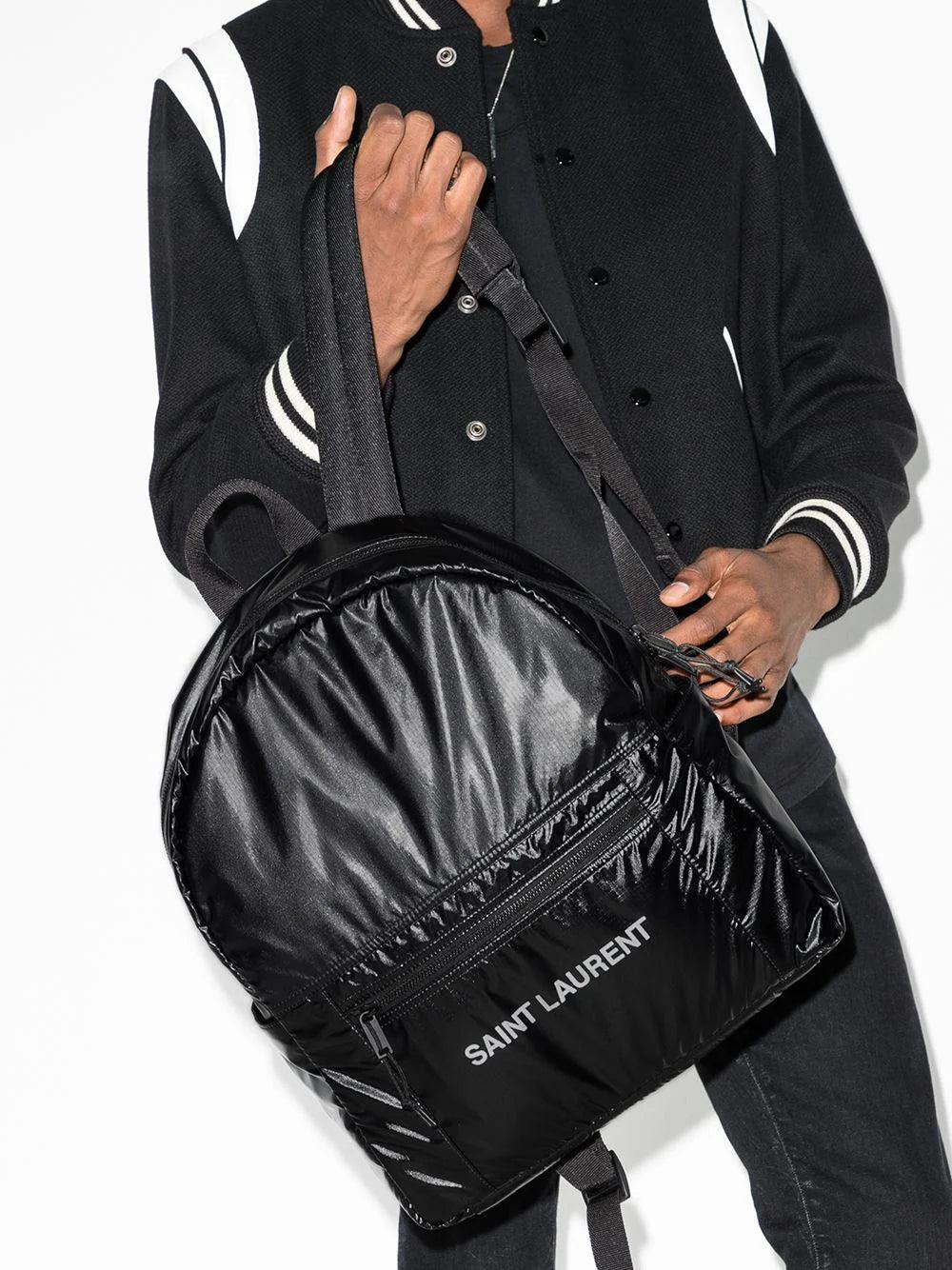 Saint Laurent Nuxx Backpack In Nylon