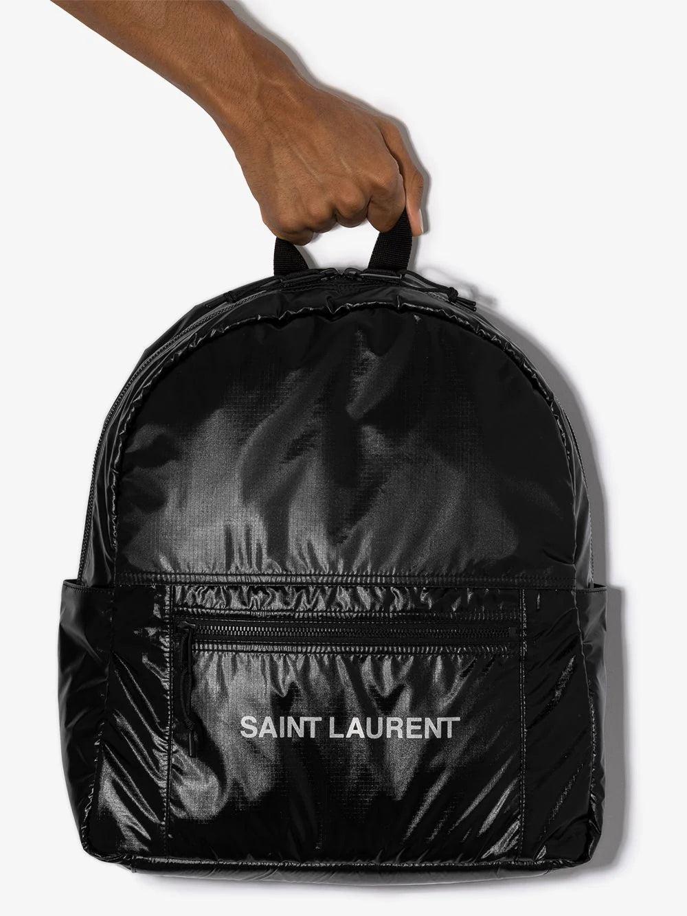 Saint Laurent Nuxx Backpack In Nylon