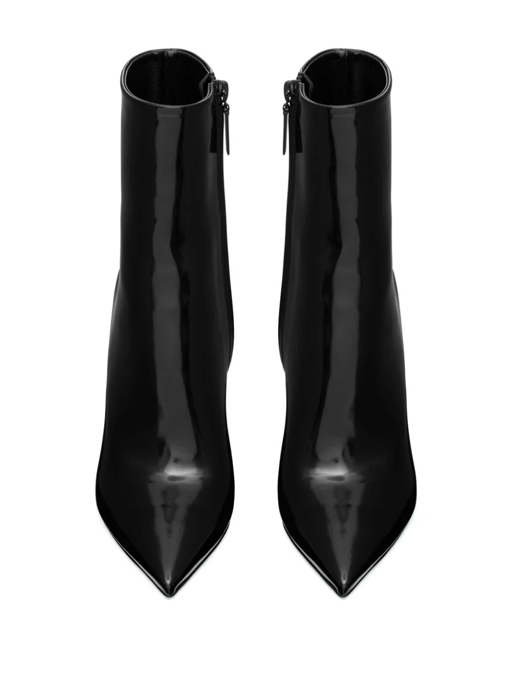 Saint Laurent Opyum Ankle Boots In Shiny Leather