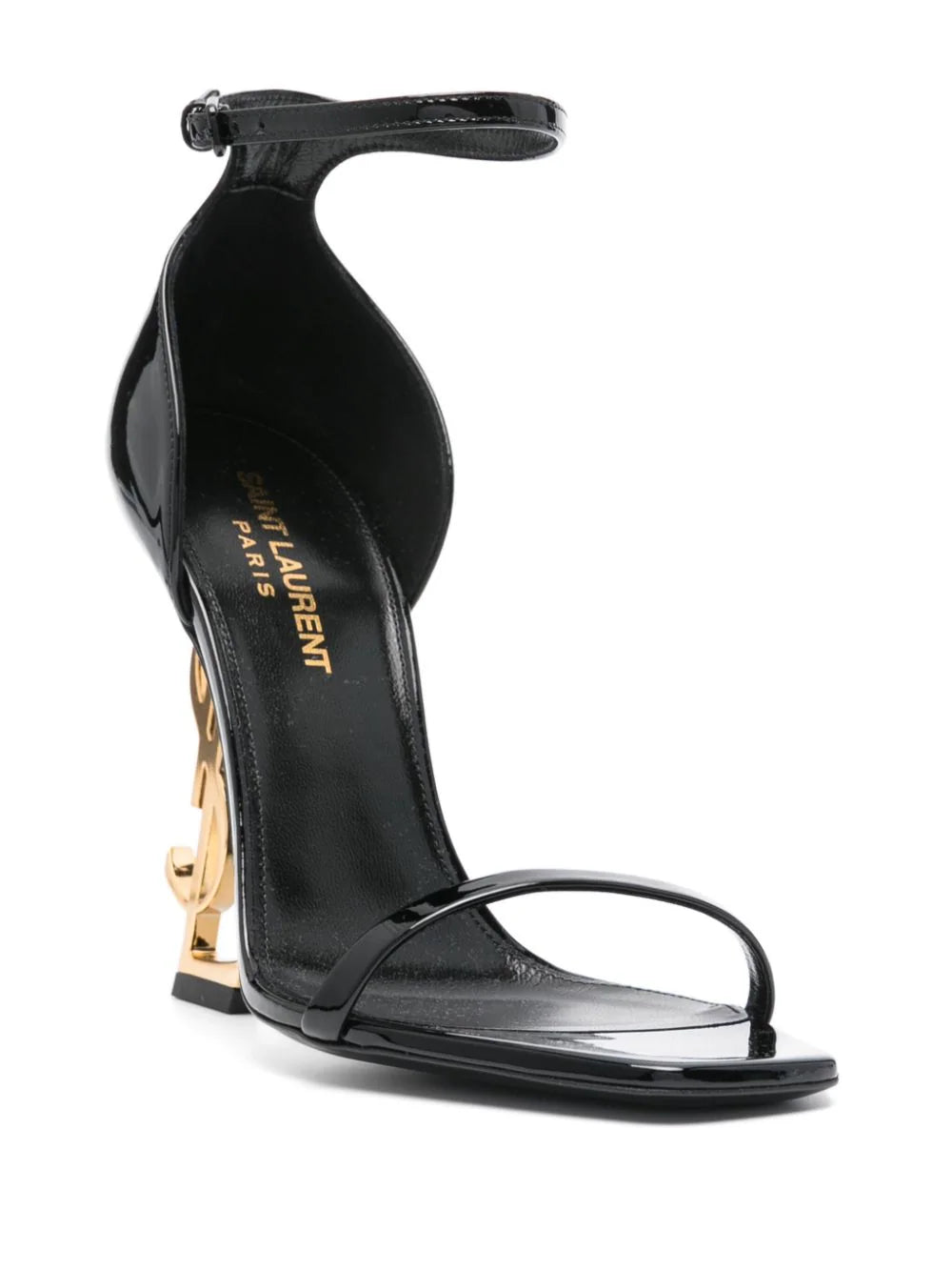 Saint Laurent Opyum Patent Leather Sandals