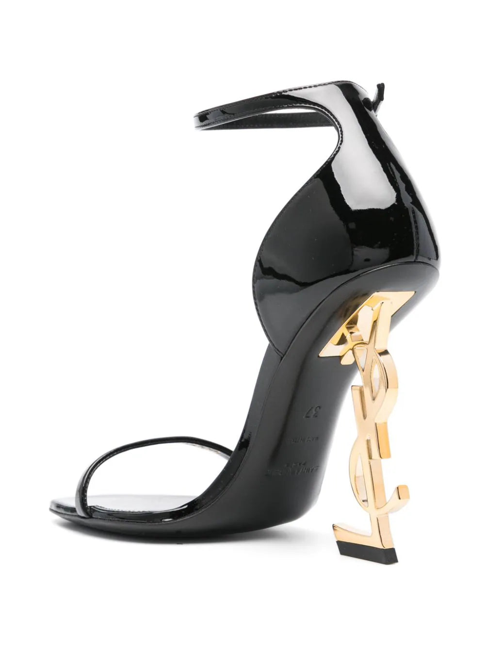 Saint Laurent Opyum Patent Leather Sandals