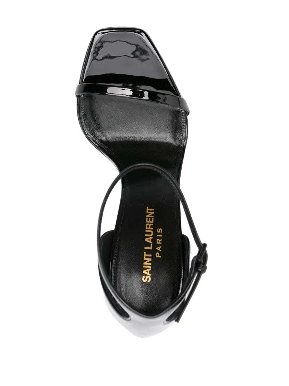 Saint Laurent Opyum Patent Leather Sandals