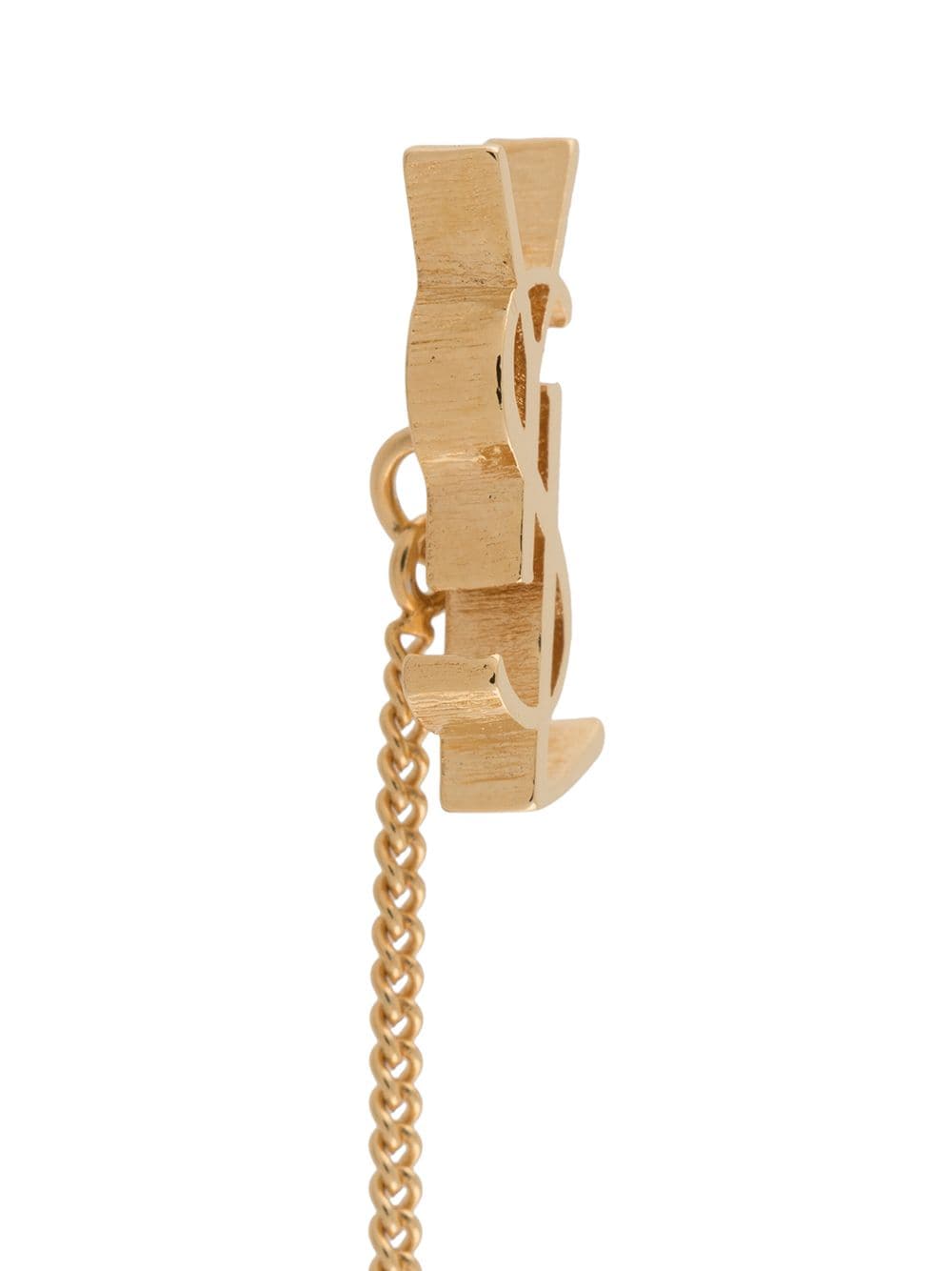 Saint Laurent Opyum Ysl Short Threader Earrings