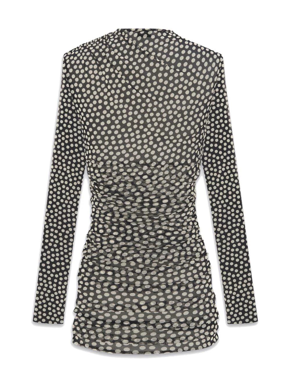 Saint Laurent Ruched Dress