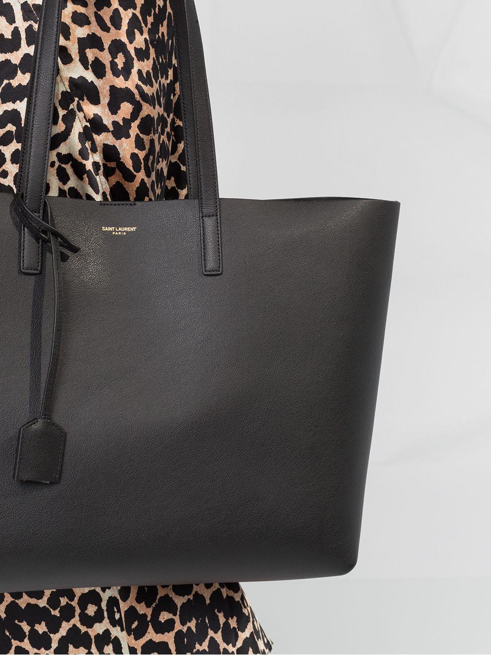 Saint Laurent Saint Laurent Leather Shopping Bag